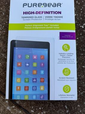 Pure gear Tempered Glass Screen Protector for Samsung Galaxy A9 tablet. NEW